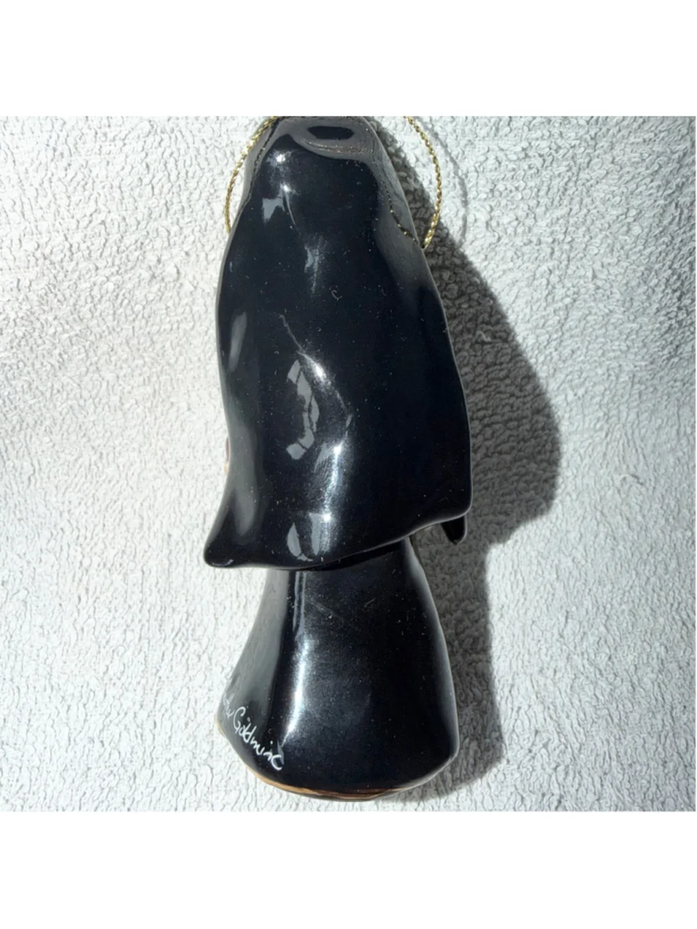 Vintage 2001 Blue Sky Heather Goldminc Clayworks Sister Bountiful Nun Ornament
